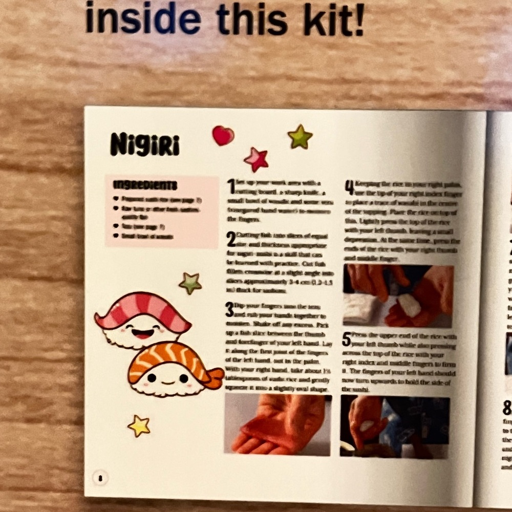 Sushi Recipe Book and Shaping Kit - Picture 7 of 12